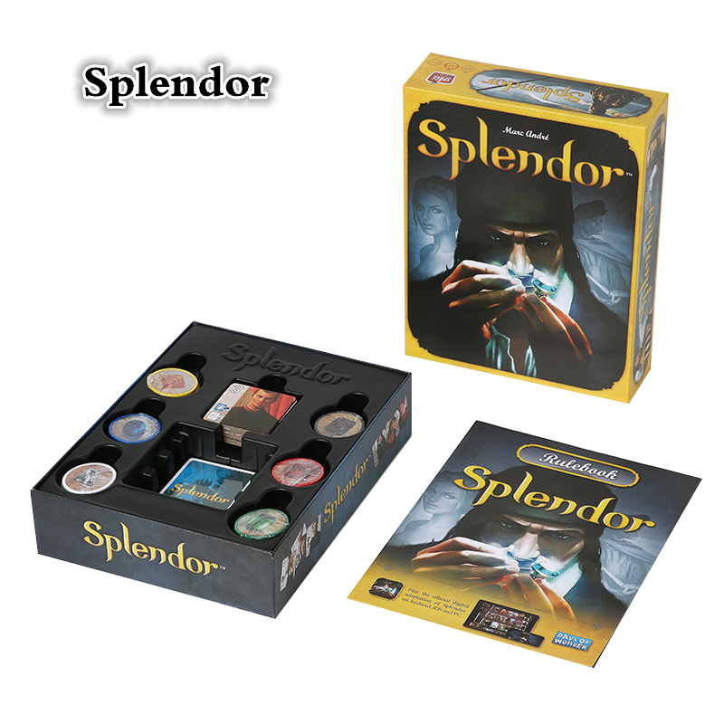 thumbnail image 2 of Versión en inglés de Splendor gem basic male card game party multiplayer car, 2 of 2