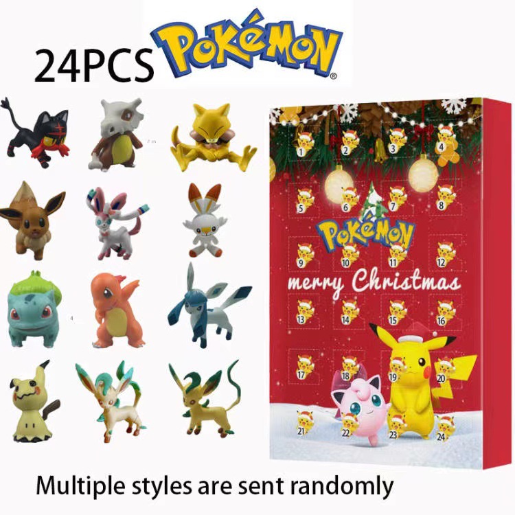 thumbnail image 2 of Pokemon Pocket Monster Calendario de Adviento de Navidad Caja Pokemon Pet Elf Navidad B, 2 of 2