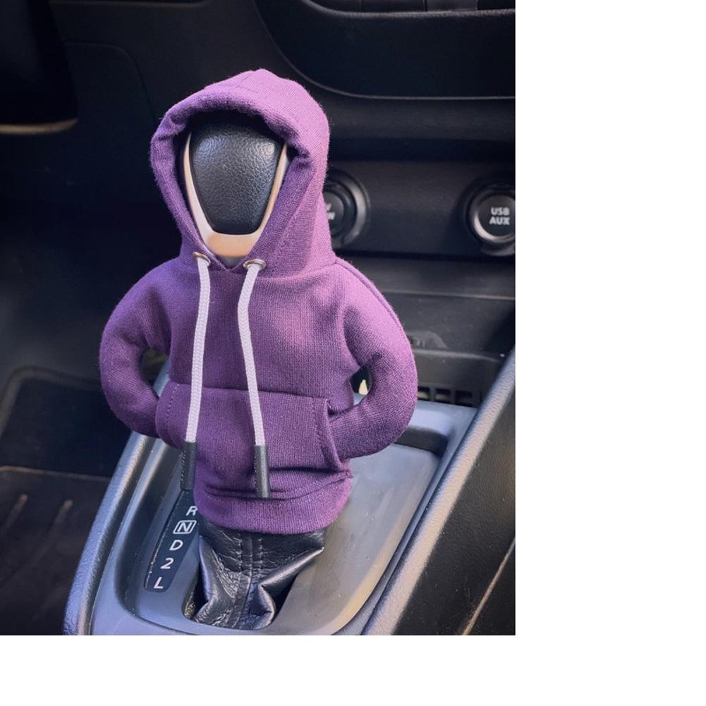 thumbnail image 2 of Funda para palanca de cambios de coche, funda creativa para palanca de cambios, decoración Interior del coche, color morado, 2 of 2