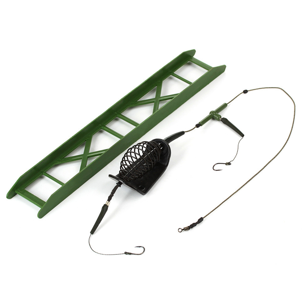 thumbnail image 2 of 3uds. Soporte para cebo de carpa, gancho para pesca, aparejos para el pelo, alimentador de jaula con púas (40g), 2 of 3
