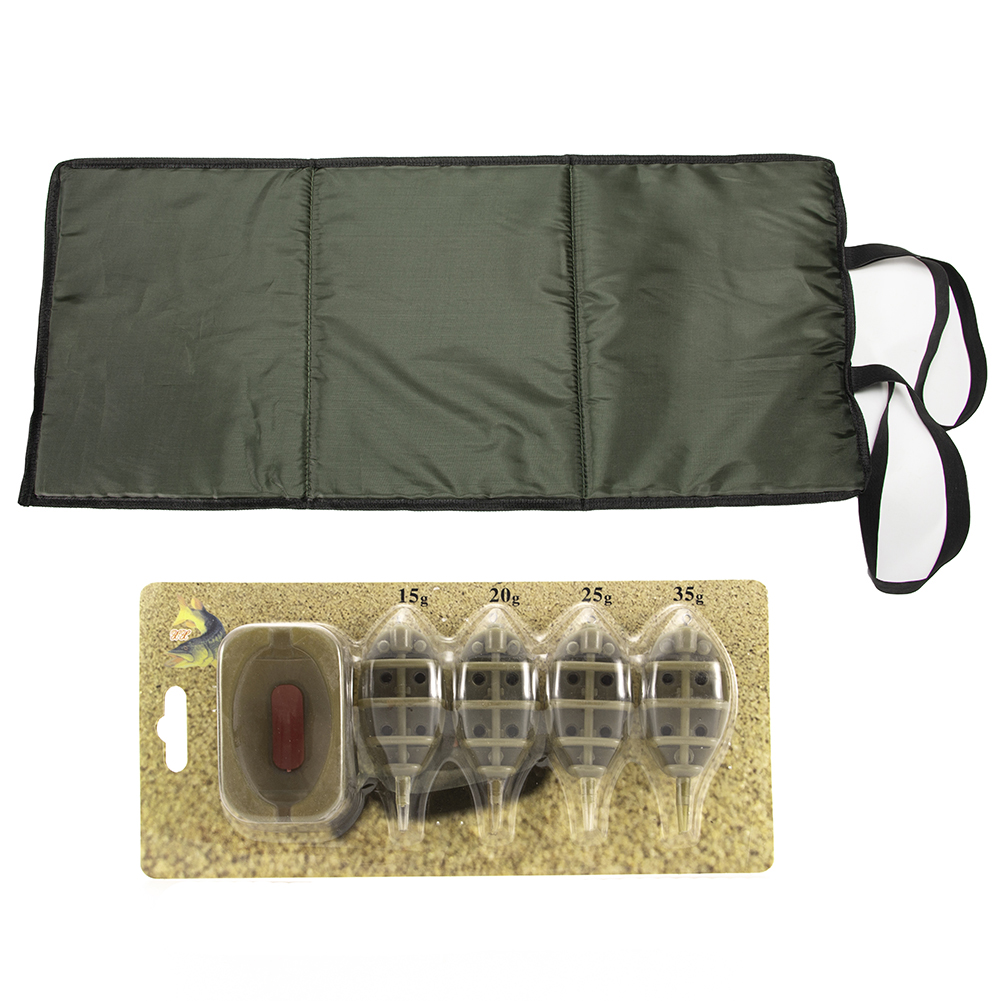 thumbnail image 3 of 3uds. Pesca 3 capas carpa estera de aterrizaje transpirable plegable esponja cojín accesorios, 3 of 3