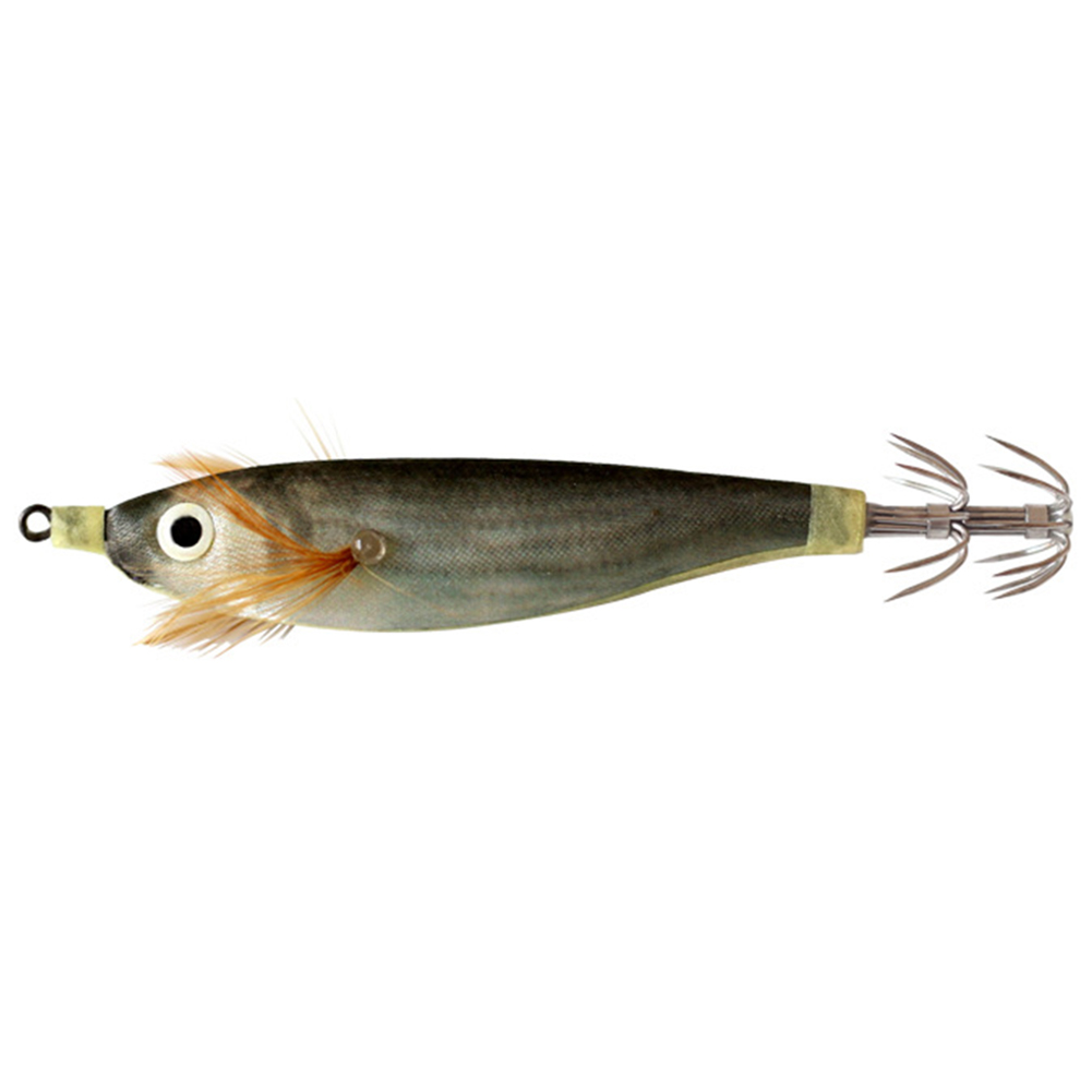 thumbnail image 3 of 10uds. Calamar cebo de pesca luminoso pulpo sepia anzuelo de pesca gris, 3 of 3