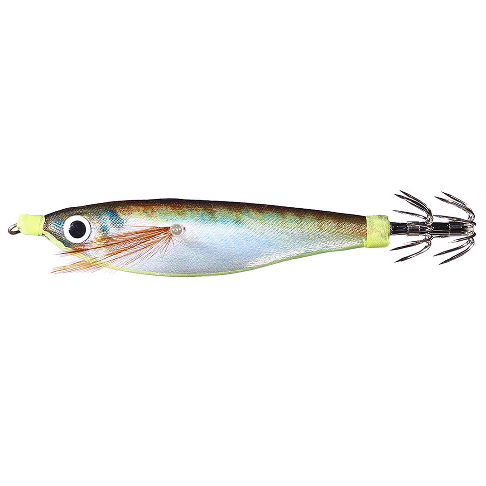 thumbnail image 2 of 100uds. Cebo artificial de pulpo luminoso, cebo Jigging de 10 cm para amantes de la pesca (estilo 3), 2 of 3