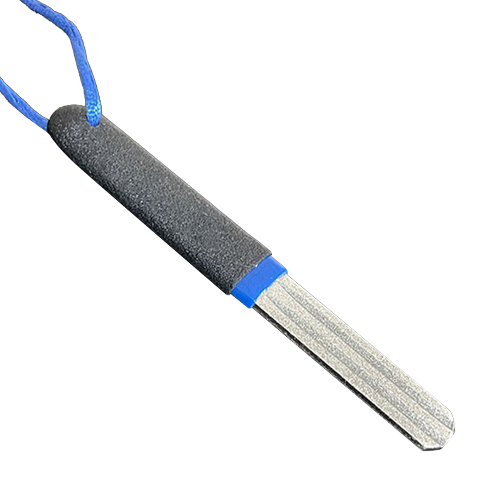 thumbnail image 2 of 7uds. Gancho de pesca Doble ranura Hone Grinder afilador herramienta azul, 2 of 3