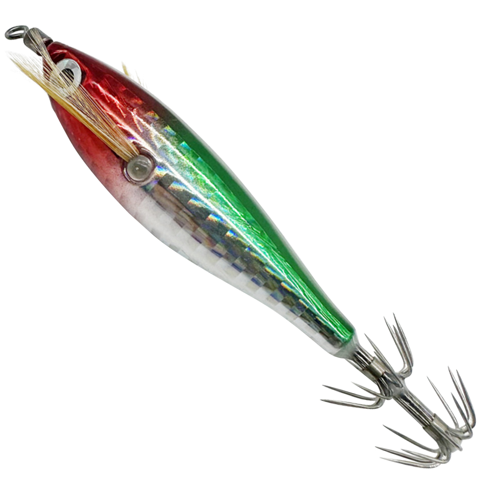 thumbnail image 2 of 40uds. Anzuelo de pesca Cebo luminoso Pulpo Cebo Calamar (Cabeza-Cuerpo) Rojo Verde, 2 of 3