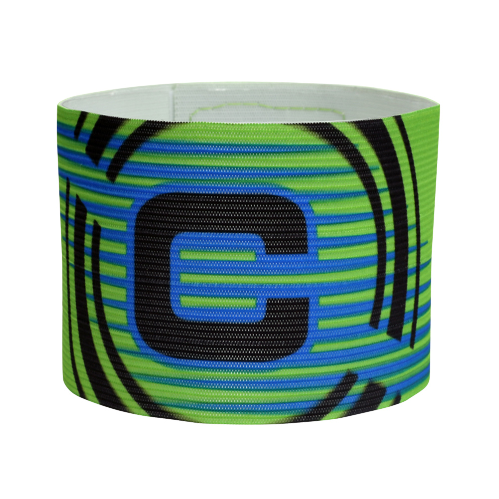 thumbnail image 2 of 3uds. Brazalete elástico de capitán de fútbol de fuerte adherencia para entrenamiento de equipos de fútbol verde, 2 of 3