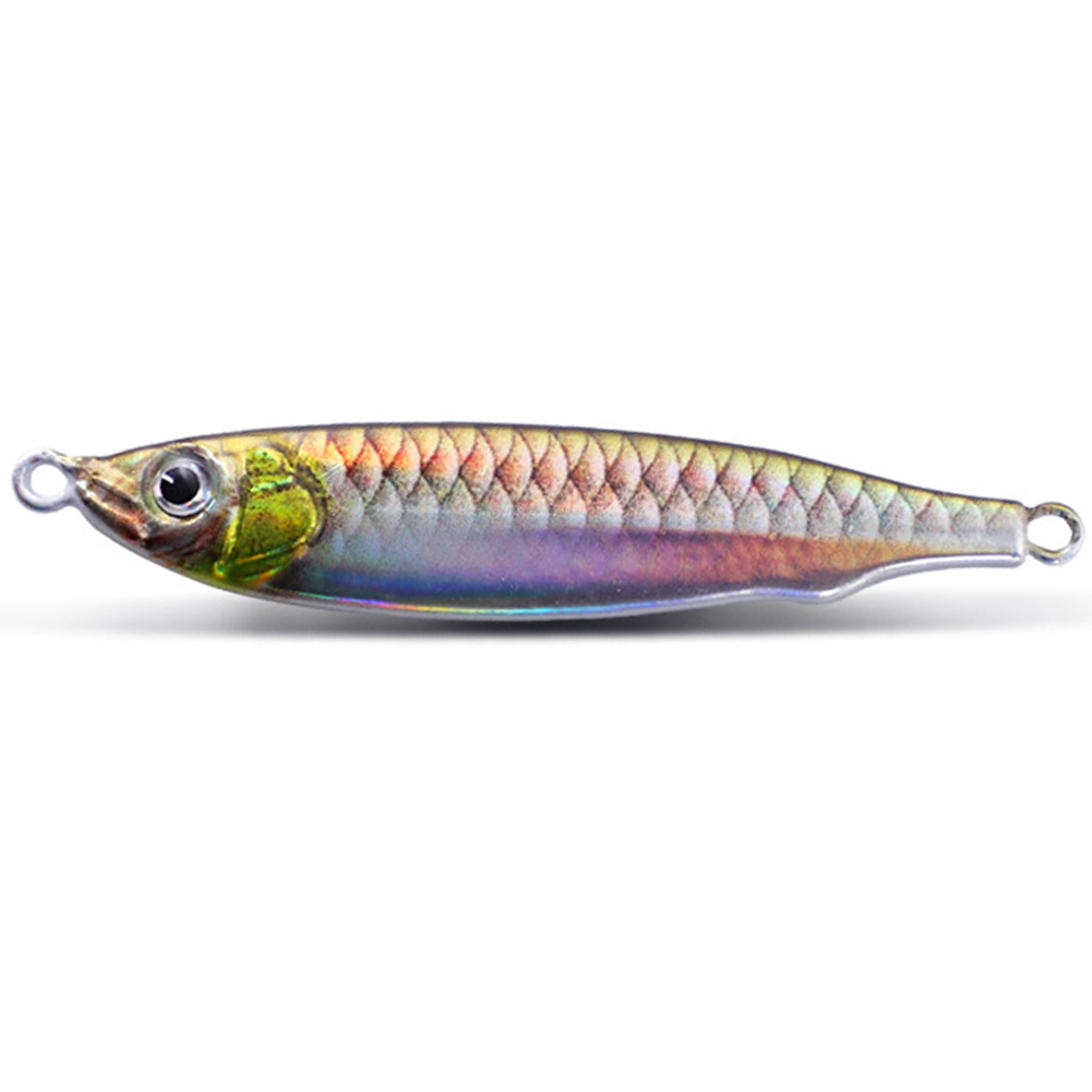 thumbnail image 2 of 4uds. Señuelos de pescado con impresión 3D, cebos con forma de pez ligero para pesca de lubina (estilo C), 2 of 3