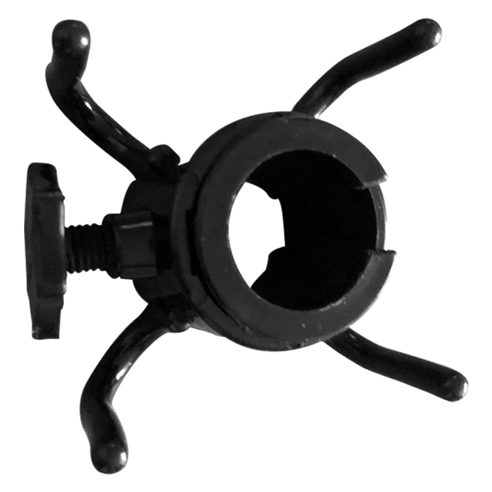 thumbnail image 2 of 5uds. Gancho para paraguas, 4 puntas, cierre de tornillo, clavo de playa para toallas, bolsos, sombreros, negro, 2 of 3