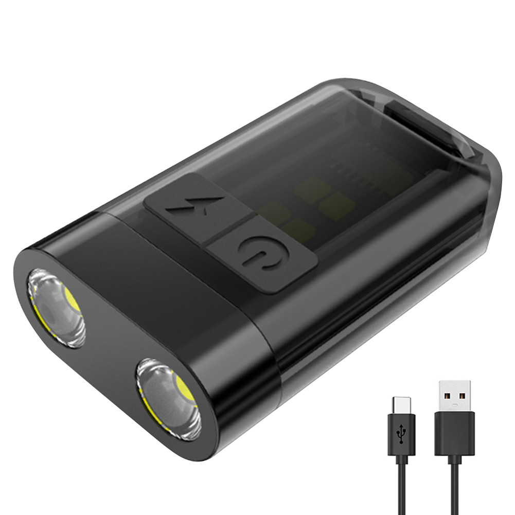 thumbnail image 3 of 2uds. Mini linterna 9 modos de luz IPX4 impermeable para acampar al aire libre pescar correr, 3 of 3