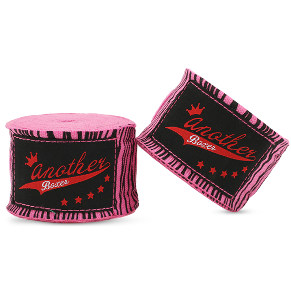 thumbnail image 3 of 3uds. Vendas de boxeo 3/M, muñequera elástica, transpirable para hombres y mujeres (3M), color rosa, 3 of 3