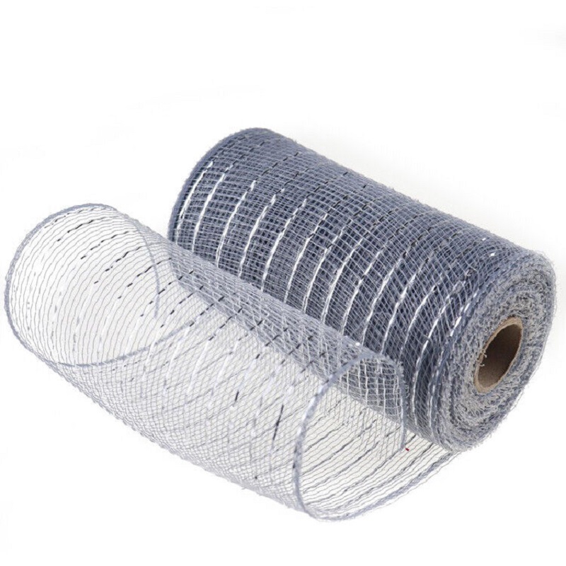 thumbnail image 2 of Rollos de cinta de malla navideña de 15cm x 10yd, envolturas de malla navideñas DIY para coronas, lazos, 2 of 2