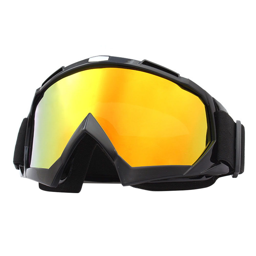 thumbnail image 2 of 4uds. Gafas de ciclismo antivaho máscara de esquí gafas para deportes de invierno al aire libre negro amarillo amarillo, 2 of 3