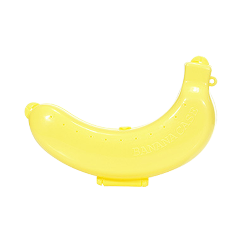thumbnail image 3 of 4uds. Estuche de plástico para plátanos Estuche de almacenamiento de plátanos sellado para viajes de camping (amarillo), 3 of 3