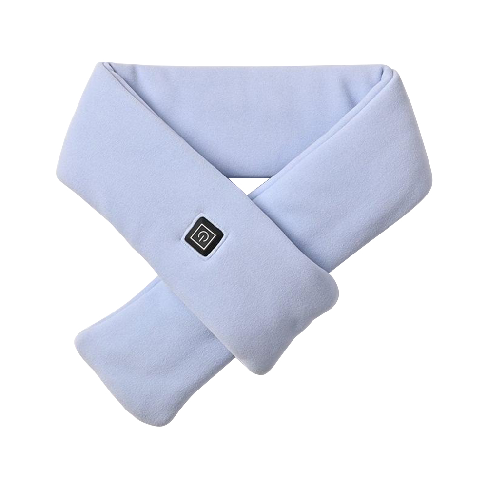 thumbnail image 2 of 3uds. Collarín eléctrico con babero cálido, calentamiento rápido de 1 segundo para mujer y hombre (azul), 2 of 3