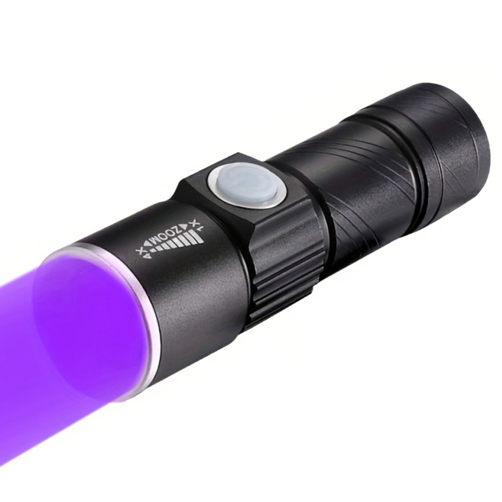 thumbnail image 2 of 8uds. Linterna UV Detector de orina para mascotas luz con zoom Mini para manchas de orina de mascotas perros gatos, 2 of 3