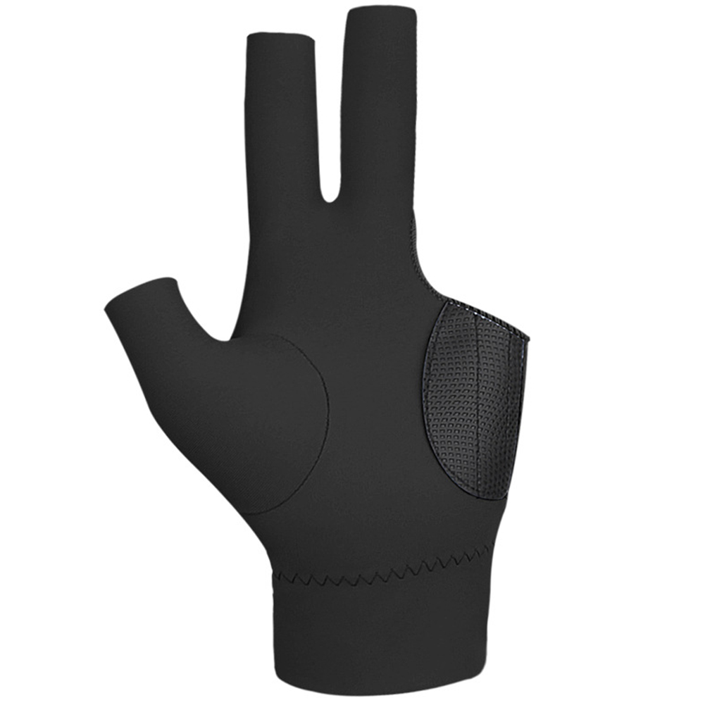 thumbnail image 3 of 5uds. Guantes 3 Dedos Piscina Transpirable Billar Mano Izquierda (Izquierda) Negro, 3 of 3
