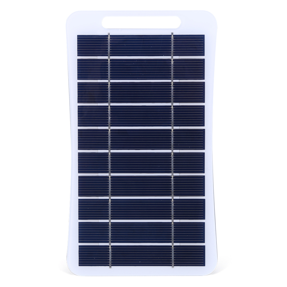 thumbnail image 3 of 2uds. Cargador de batería impermeable del panel de la célula solar de 2W 5V para acampar mochilero que camina, 3 of 3