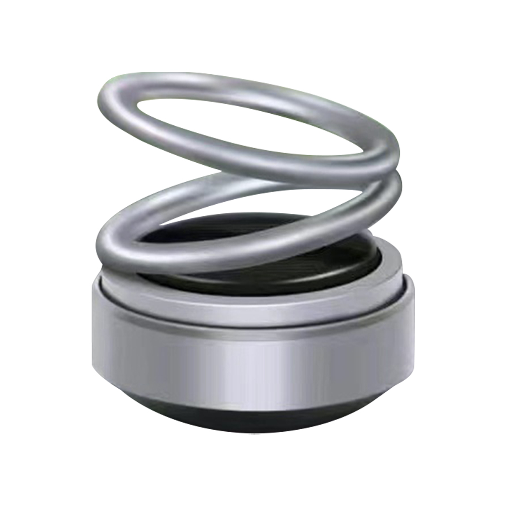 thumbnail image 3 of 10uds. Difusores de aromaterapia con energía solar, anillo doble portátil para coche (plata), 3 of 3