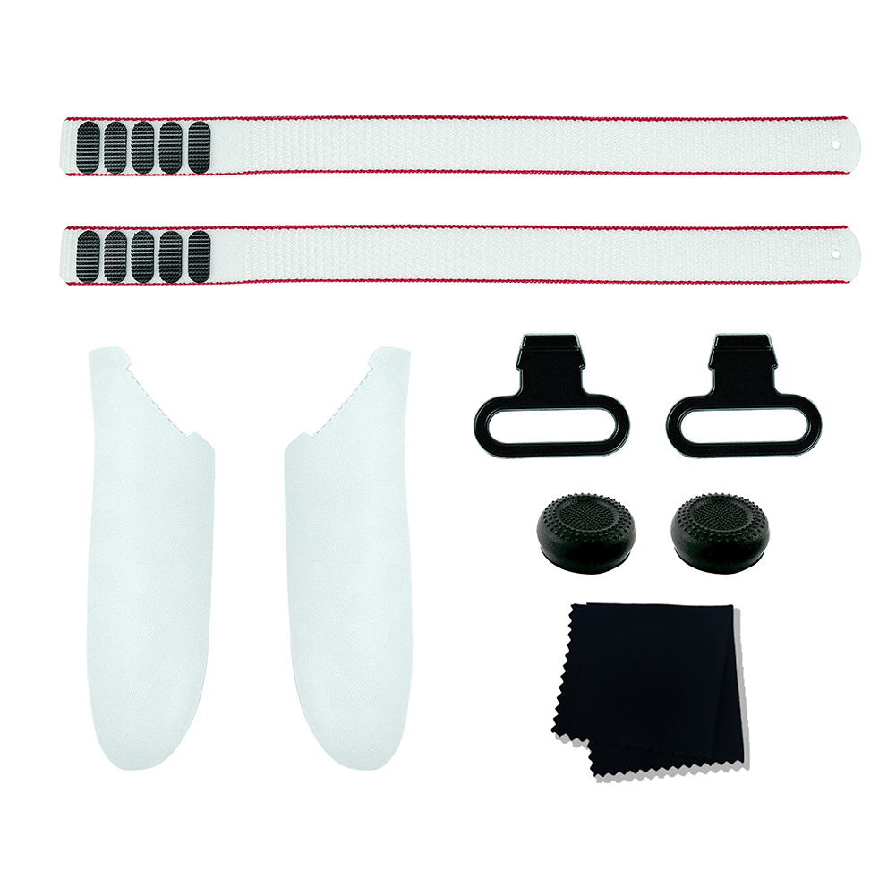 thumbnail image 3 of 4uds. Empuñaduras de controlador VR, cubiertas de batería con kit de correas ajustables para Meta Quest 3, 3 of 3