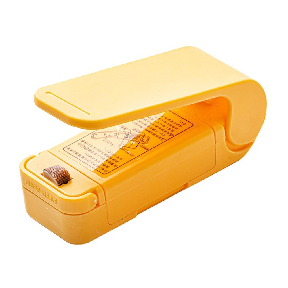 thumbnail image 2 of 8uds. Mini sellador de alimentos portátil con batería para refrigerios (amarillo), 2 of 3