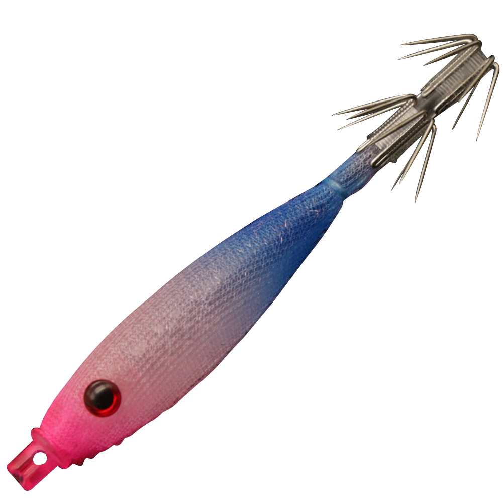 thumbnail image 3 of 5uds. Señuelos de cebo de pesca Simulación realista suave con anzuelo de calamar (estilo A), 3 of 3