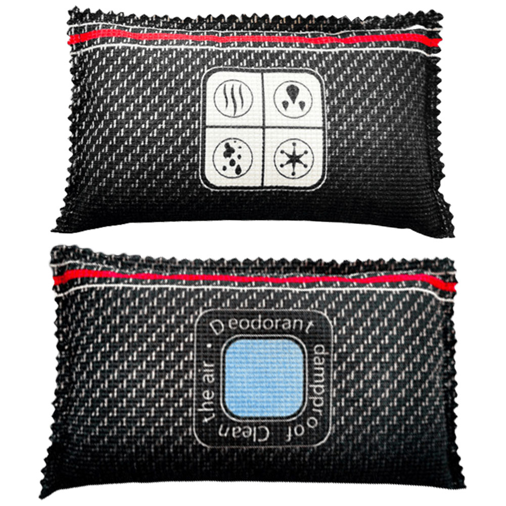 thumbnail image 3 of 2uds. Deshumidificador de coche Bolsa deshumidificador desecante reutilizable para coche (mineral rayado), 3 of 3