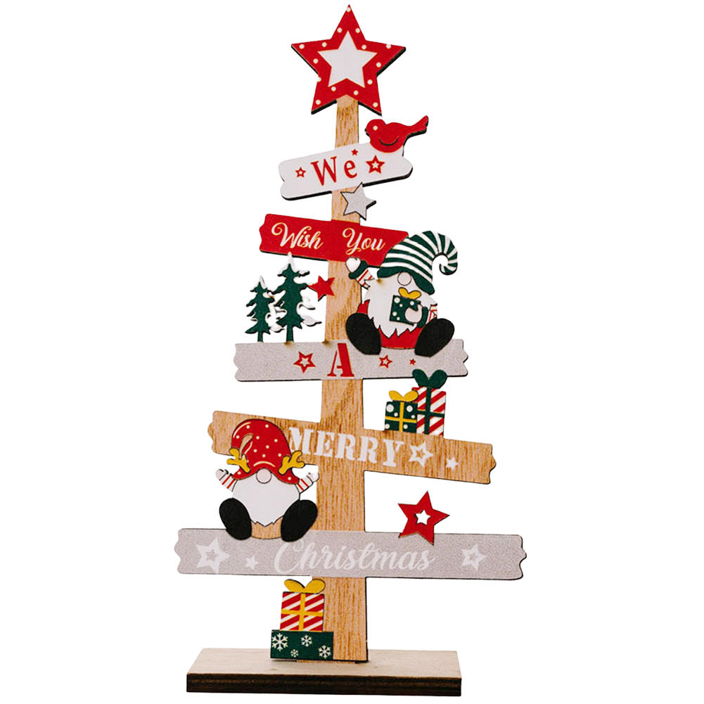 thumbnail image 3 of 10uds. Navidad Madera Letreros de Navidad Placa Alfabeto Regalos de fiesta de Año Nuevo (Santa Snowman), 3 of 3