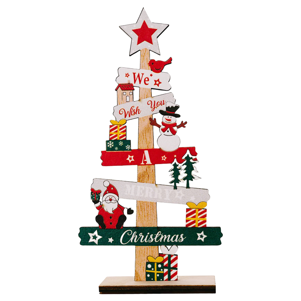 thumbnail image 3 of 10uds. Navidad madera signos placa alfabeto año nuevo fiesta regalos (gnomo), 3 of 3