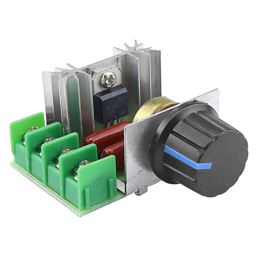 thumbnail image 2 of 6uds. AC 220V 2000W SCR Regulador de voltaje 25A Termostato Atenuador pequeño (sin interruptor), 2 of 3
