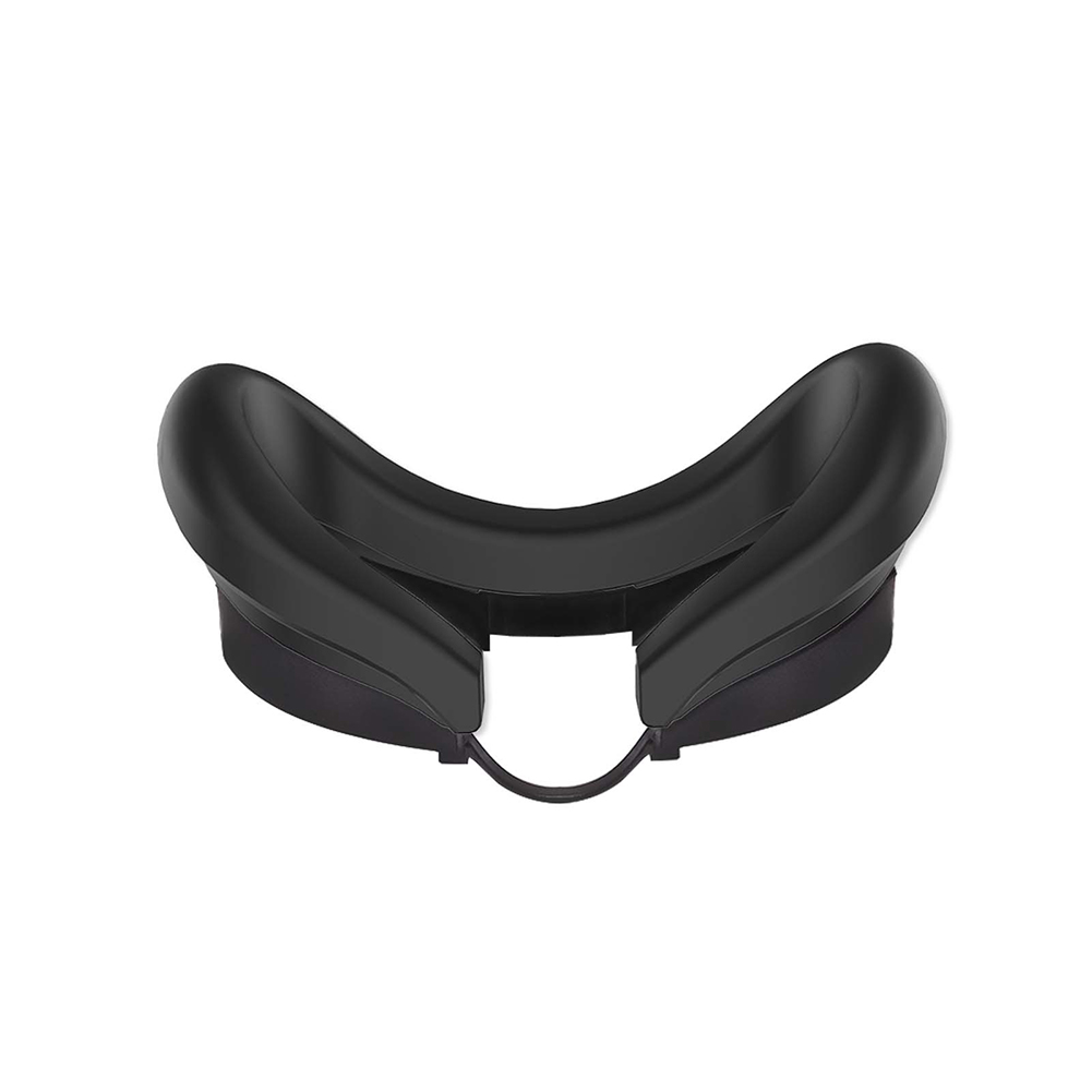 thumbnail image 2 of 2uds. Funda de silicona para ojos, cojín facial antisudor para gafas Meta Quest 3 VR (negro), 2 of 3