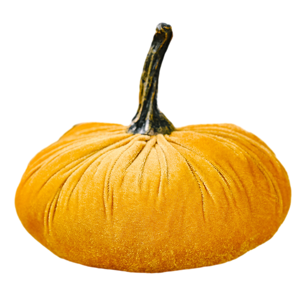 thumbnail image 2 of 3uds. Calabaza de cosecha artificial hecha a mano para otoño Halloween Acción de Gracias (amarillo), 2 of 3