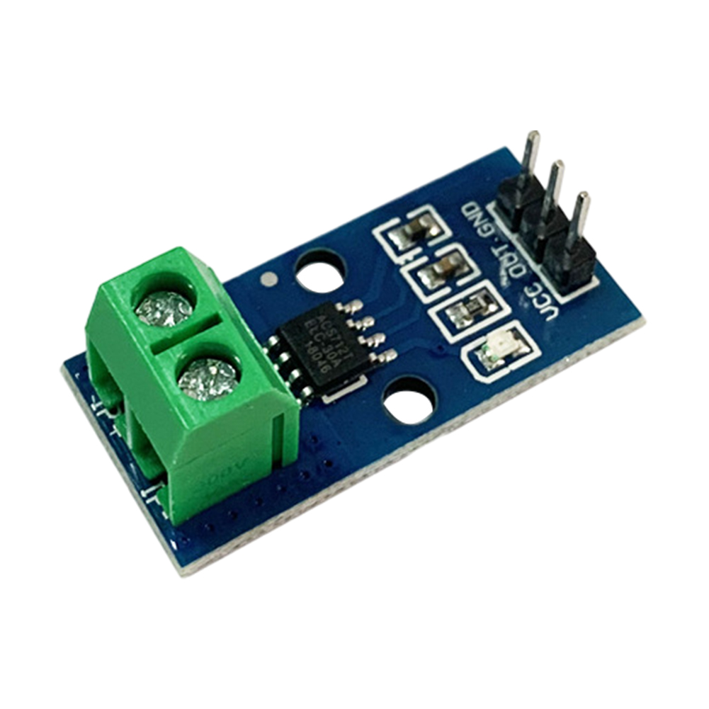 thumbnail image 2 of 2uds. Detector de módulo de sensor de corriente Hall de alta eficiencia ACS712 DC5V para Arduino (20A), 2 of 3