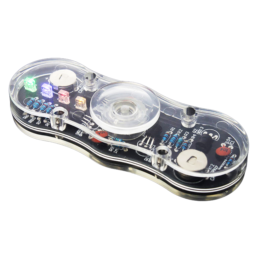 thumbnail image 2 of 2uds. LED Fingertip Gyro DIY Kit electrónico Rotación POV (con batería), 2 of 3