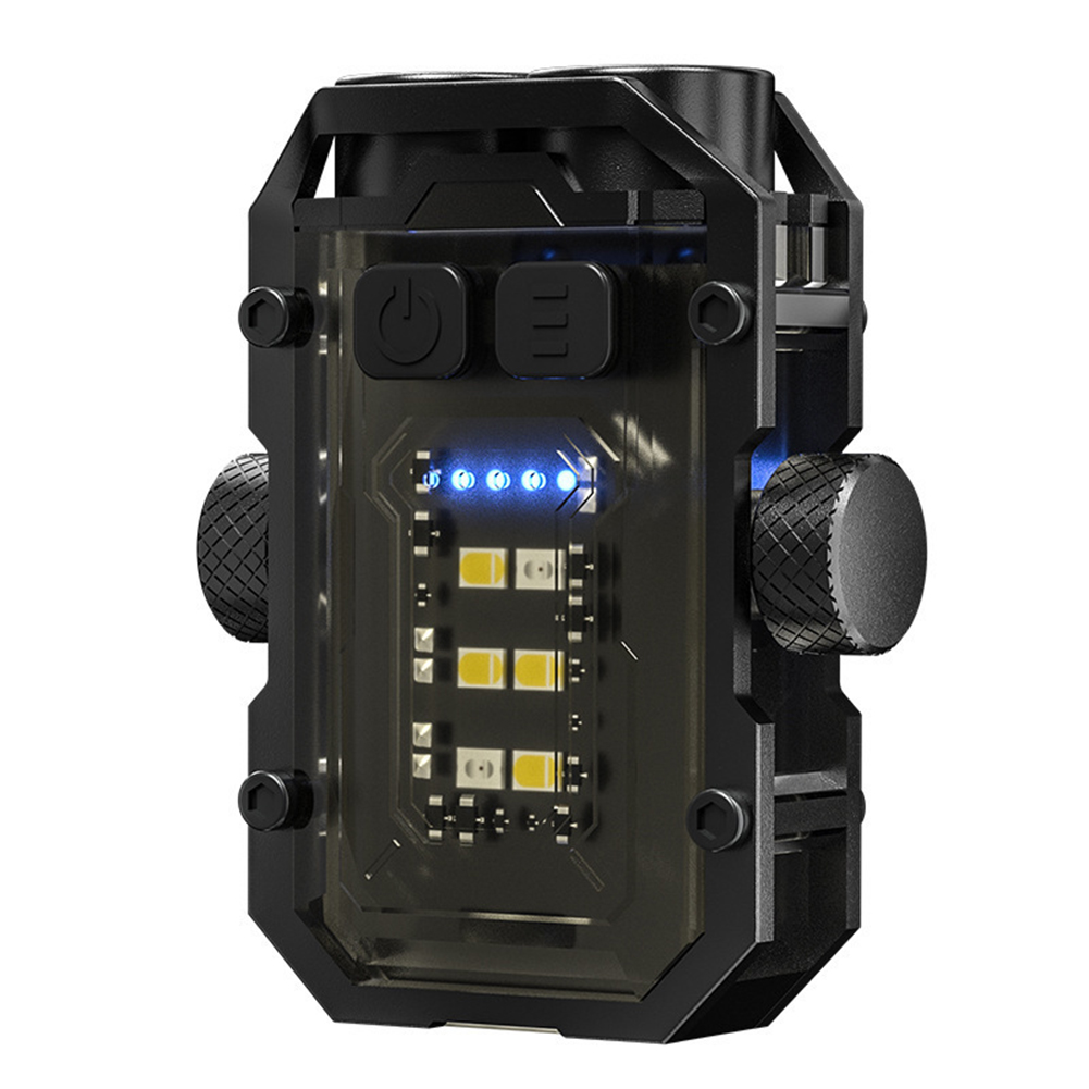 thumbnail image 3 of 2uds. Linterna LED Camping 8 Modos de Luz para Camping Senderismo Emergencia Negro, 3 of 3