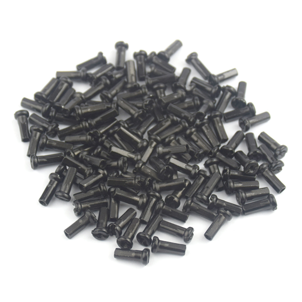 thumbnail image 3 of 2uds. Nipples Bike Metal para 14G 2mm Radios Piezas de ciclismo de montaña Negro 50pcs, 3 of 3