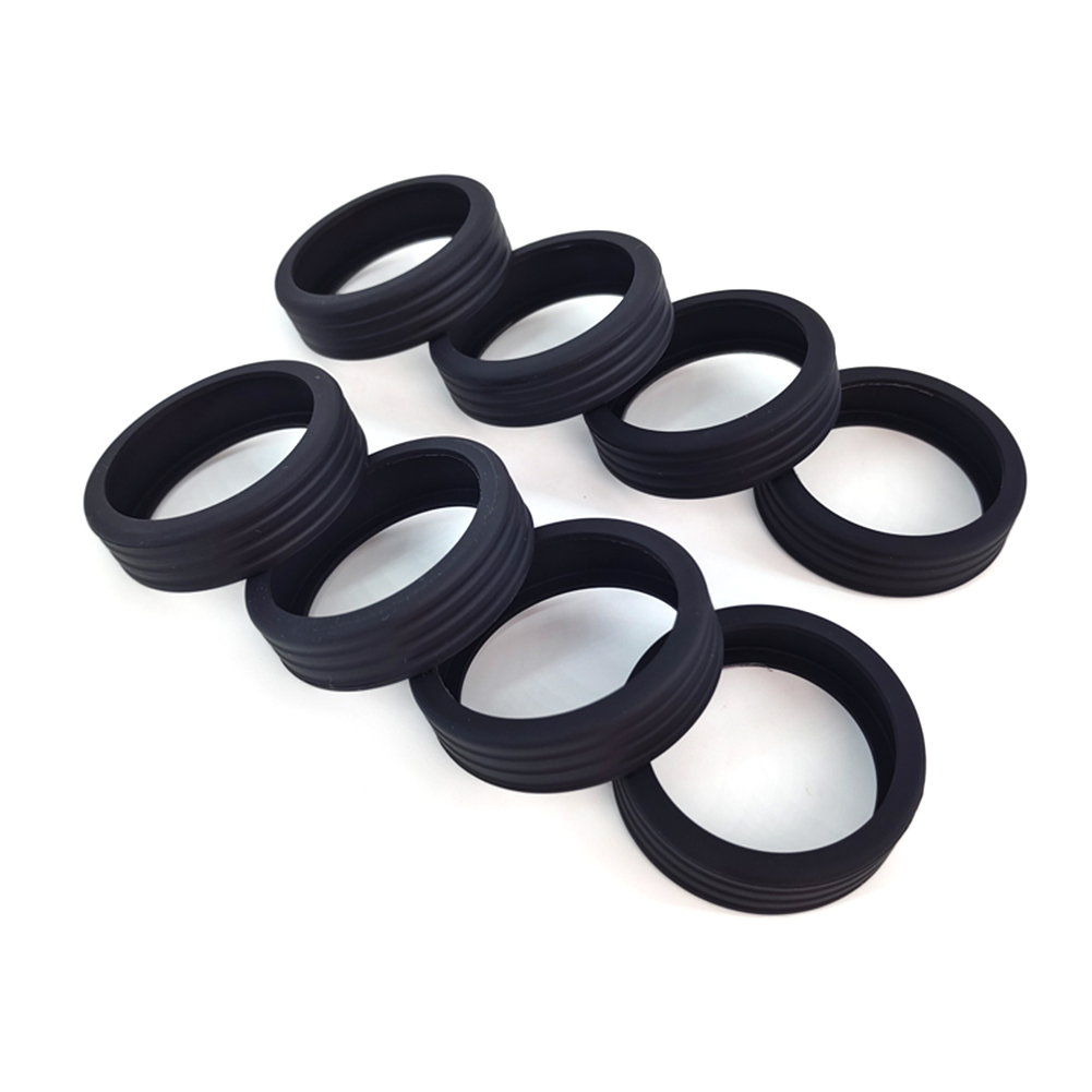 thumbnail image 2 of 2uds. Fundas protectoras de silicona para ruedas de equipaje, 8 Uds., para equipaje de mano (negro), 2 of 3