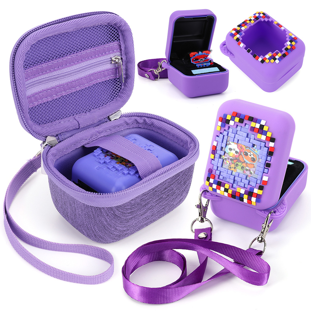 thumbnail image 2 of Bolsa De Almacenamiento Estuche de Transporte y Funda de Silicona Anti-rayaduras para Mascotas Electrónicas Virtuales Bitzee, 2 of 2