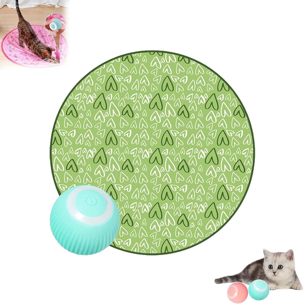 thumbnail image 2 of Cobertor de caza (Pelotas y Colchoneta) Verde, 2 of 2