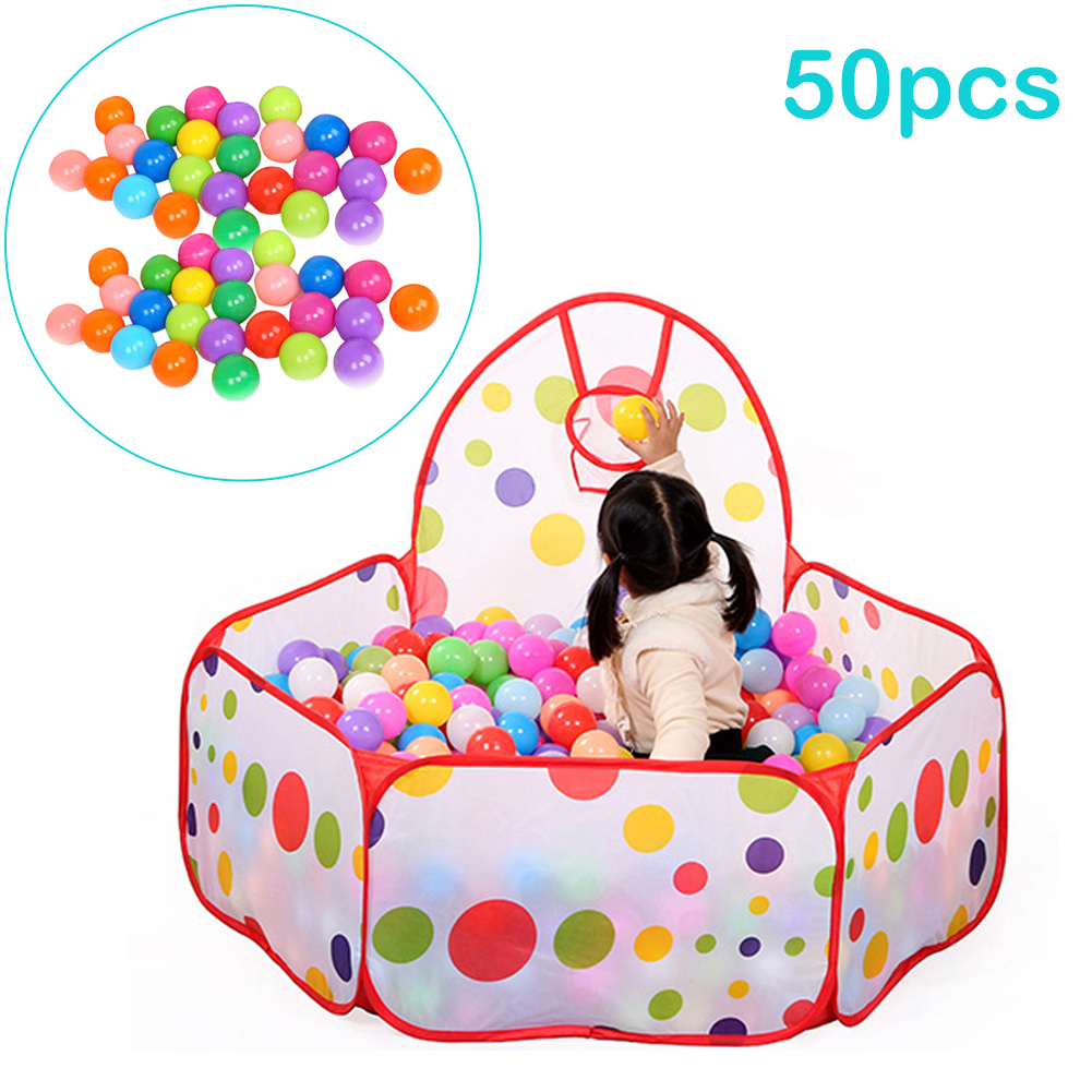 thumbnail image 2 of 50pcs Ocean Wave Soft Balls Piscina al aire libre Juguetes para bebés + Ocean Ball Pit, 2 of 2