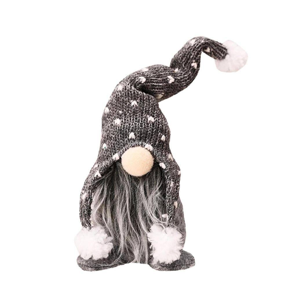 thumbnail image 2 of Forest Old Man Decoraciones navideñas Gorro de punto Muñeca sin rostro Juguetes para niños, 2 of 2